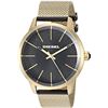 Image 3 : NEW DIESEL GOLD BAND/BLACK DIAL WATCH MSRP $295