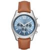 Image 4 : NEW MICHAEL KORS LEXINGTON BLUE DIAL MSRP $350