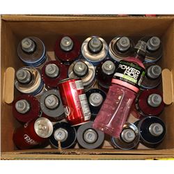 BOX OF POWERADES & POP