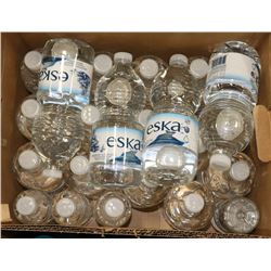 BOX OF ESKA BOTTLED WATER