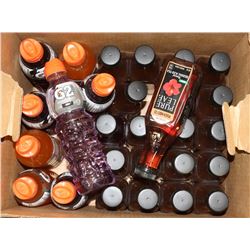 BOX OF PURELEAF ICED TEA & GATORADES