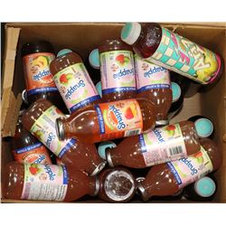 BOX OF ASSORTED ARIZONA ICED TEAS & SNAPPLE DRINKS