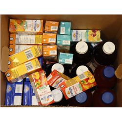BOX OF ASSORTED JUICE DRINKS
