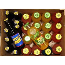 BOX OF DADS ROOT BEER & ASSORTED LEMONADES