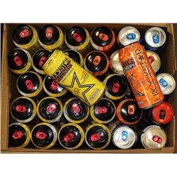 BOX OF ASSORTED ROCKSTAR ENERGY DRINKS