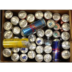 BOX OF ASSORTED RED BULLS