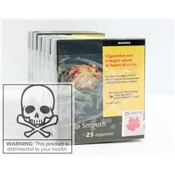 7 PACKS WITH 25 SMOKES  JOHN PLAYERS SMOOTH RG