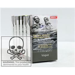 6 PACKS WITH 20 SMOKES VOGUE KS