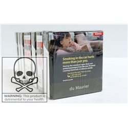 8 PACKS WITH 25 SMOKES DUMAURIER SIGNATURE RS