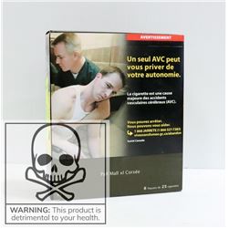 CARTON W/200 CIGARETTES 8X25 PALL MALL BOLD KS