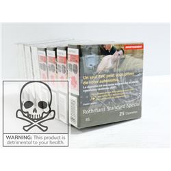 10PACKS W/200 CIGARETTES 8X25 ROTHMANS STANDARD RS
