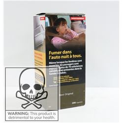 CARTON W/200 CIGARETTES 8X25 NEXT ORIGINAL KS