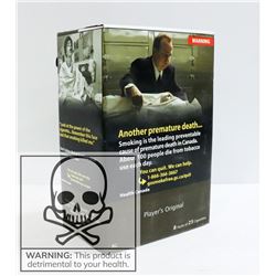 CARTON W/200 CIGARETTES 8X25 PLAYERS ORIGINAL RS
