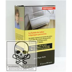 CARTON W/200 CIGARETTES 8X25 JOHN PLAYER RICH KS