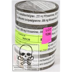 LOT OF 4 34G COPENHAGEN SMOKELESS TOBACCO