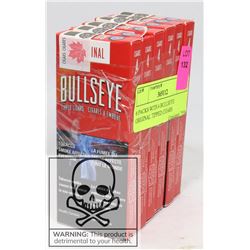 6 PACKS WITH 4 BULLSEYE ORIGINAL TIPPED CIGARS