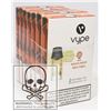 Image 1 : 7 PACKS OF VYPE EPOD CARTRIDGES(2) 1.6%STRENGTH