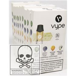 9 PACKS OF VYPE EPOD CARTRIDGES(4) 3%STRENGTH