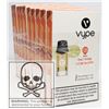 Image 1 : 10 PACKS OF VYPE EPOD CARTRIDGES(2) 1.6%STRENGTH
