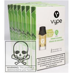 7 PACKS OF VYPE EPOD CARTRIDGES (2) 5% STRENGTH
