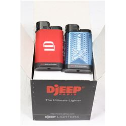 BOX OF 10 DJEEP ULTIMATE LIGHTERS