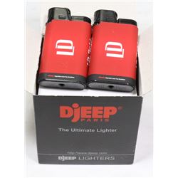 BOX OF 10 DJEEP ULTIMATE LIGHTERS