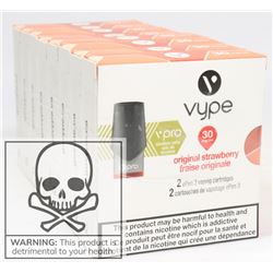 8 PACKS OF VYPE EPEN 3 VAPING CARTRIDGES(2) 30MG