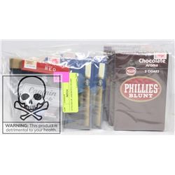 10 PACKS OF ASSORTED CIGARS