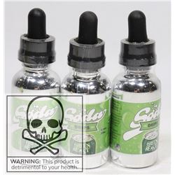 3 BOTTLES OF SODA DRIPS GREEN BEAST 1.5MG NICOTINE