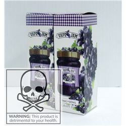 2 BOTTLES OF VAPE JAM 0MG NICOTINE, 60ML PER