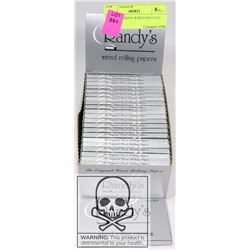 BOX OF RANDYS WIRED ROLLING PAPERS