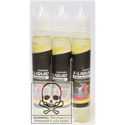 3 BOTTLES OF PREMIUM X-LIQUID PINK LEMONADE 12MG