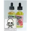 Image 1 : 2 BOTTLES OF MIXED FRUIT BY THE OUNCE VAPE JUICE