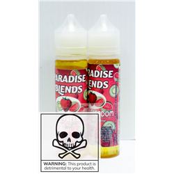 2 BOTTLES OF PARADISE BLENDS FRUITY FREEDOM 6MG