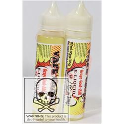 2 BOTTLES OF VAPE CREAM GRAPE KOOL-AID 3MG OF