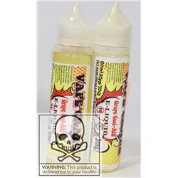 2 BOTTLES OF VAPE CREAM GRAPE KOOL-AID 3MG OF