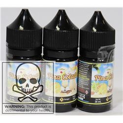 3 BOTTLES OF PINA COLADA 3MG NICOTINE X 30ML PER