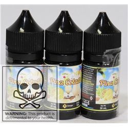 3 BOTTLES OF PINA COLADA 3MG NICOTINE X 30ML PER
