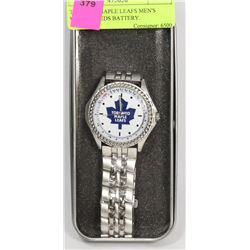 TORONTO MAPLE LEAFS MEN'S WATCH NEEDS BATTERY.