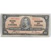 Image 1 : CANADIAN 1937 TWO DOLLAR BILL