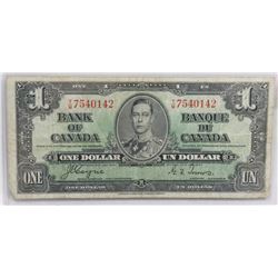 CANADIAN 1937 ONE DOLLAR BILL