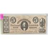 Image 1 : 1864 CONFEDERATE $5 DOLLAR BILL