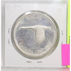 1867-1967 CANADIAN SILVER DOLLAR