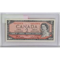1954 CANADIAN $2 BEATTIE & RASMINSKY *REPLACEMENT