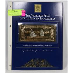 GOVERNMENT OF ANTIGUA AND BARBUDA $100 GOLD 23K