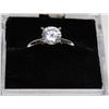 Image 1 : LADIES STERLING SILVER CZ RING SIZE 8.5