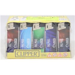 BOX OF 25 CLIPPER LIGHTERS