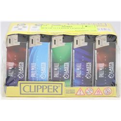 BOX OF 25 CLIPPER LIGHTERS