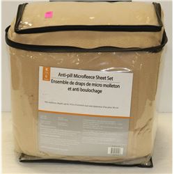 KING SIZE MICROFLEECE SHEET SET