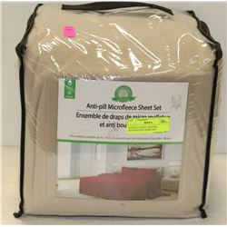 QUEEN SIZE MICROFLEECE SHEET SET